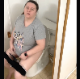 A plain, plump girl-next-door type records herself peeing, farting and shitting while sitting on a toilet with audible plops. Presented in 720P vertical HD format. Over 10.5 minutes.